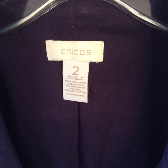 Purple jacket from Chico’s. - Picture 3 of 6